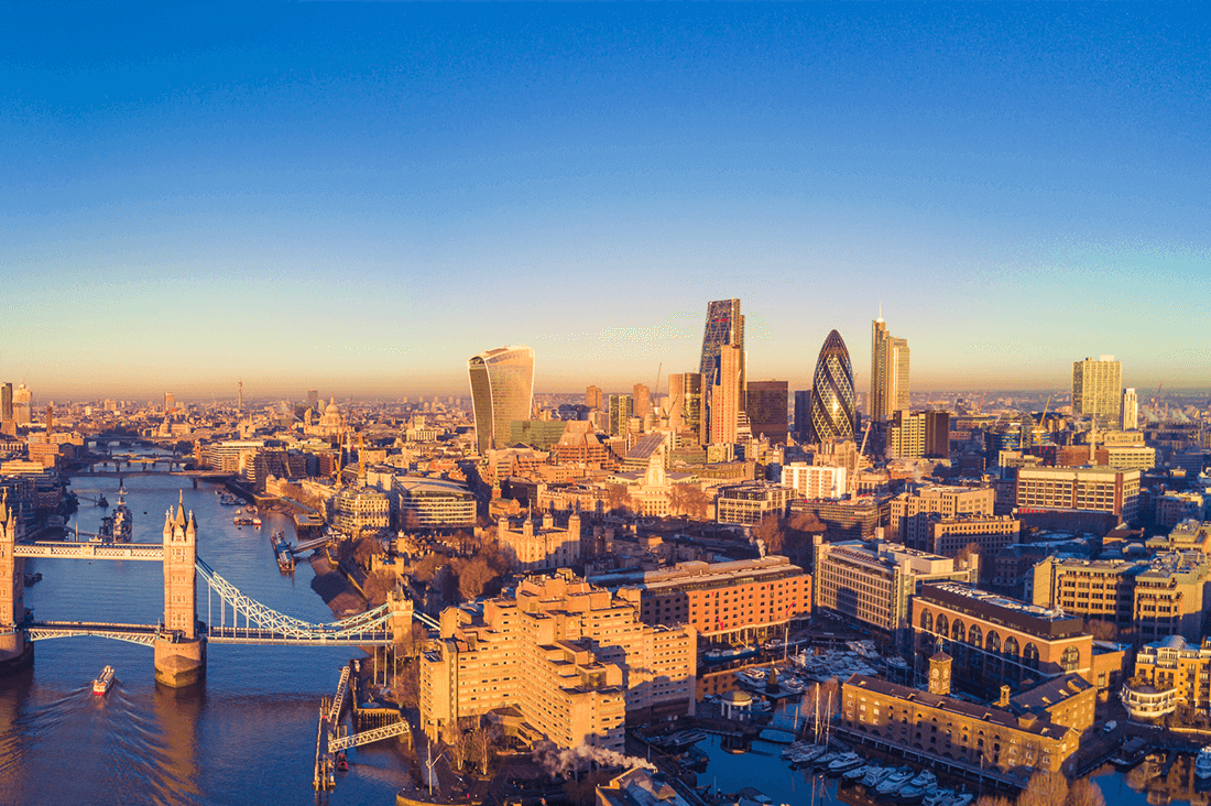 City of London Livery Companies - Wide shot of City of London