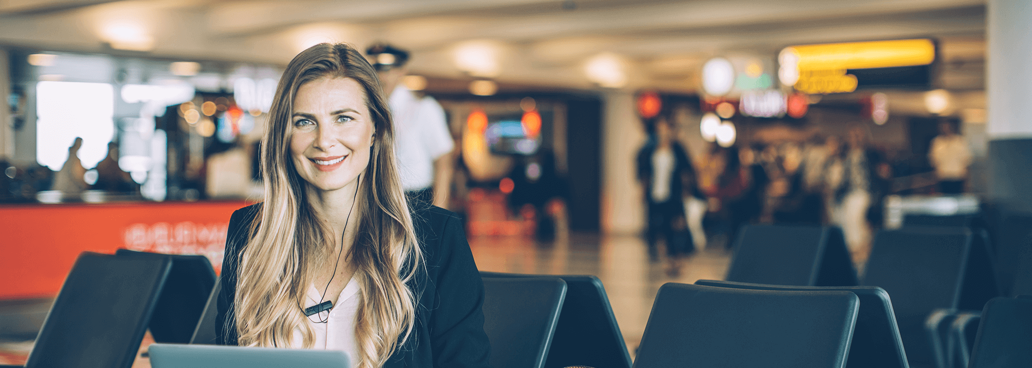 Services to the travel industry - Woman in airport