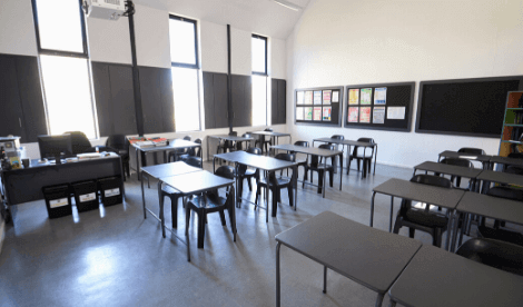 empty school room