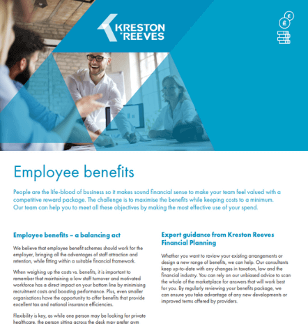 Further information – employee benefits