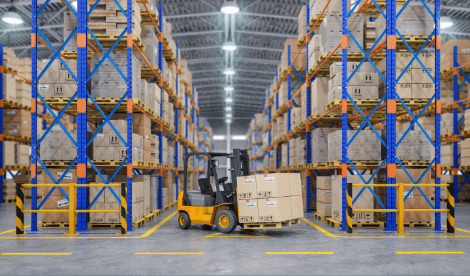 Forklift in warehouse VAT Duty No Deal Brexit guide