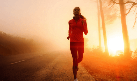 Woman running