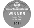 Accounting Excellence Large Firm of the Year 2021
