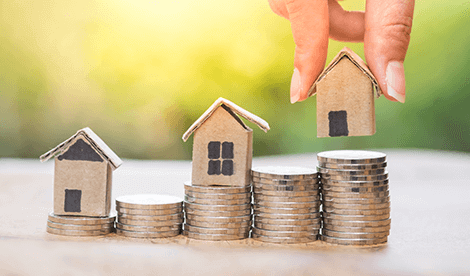 House on coins