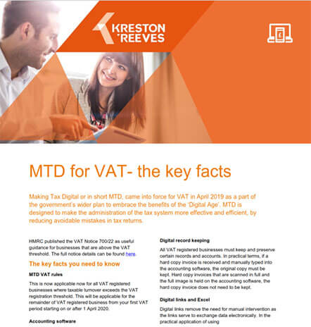 HMRC Making Tax Digital VAT - key facts