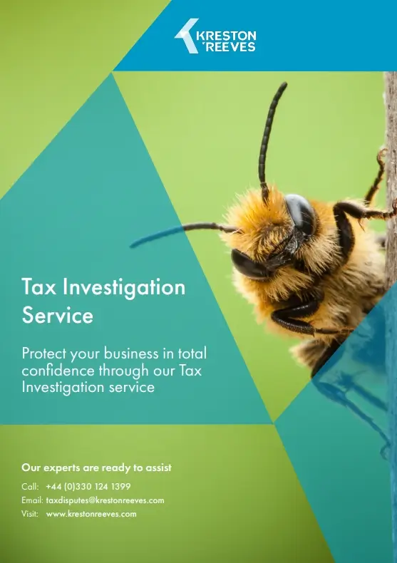 Learn more about the tax investigation service (TIS) available for businesses. Protect your business against an HMRC investigation. Kreston Reeves.