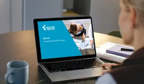 Watch our FRS 102 Understanding the changes webinar on demand