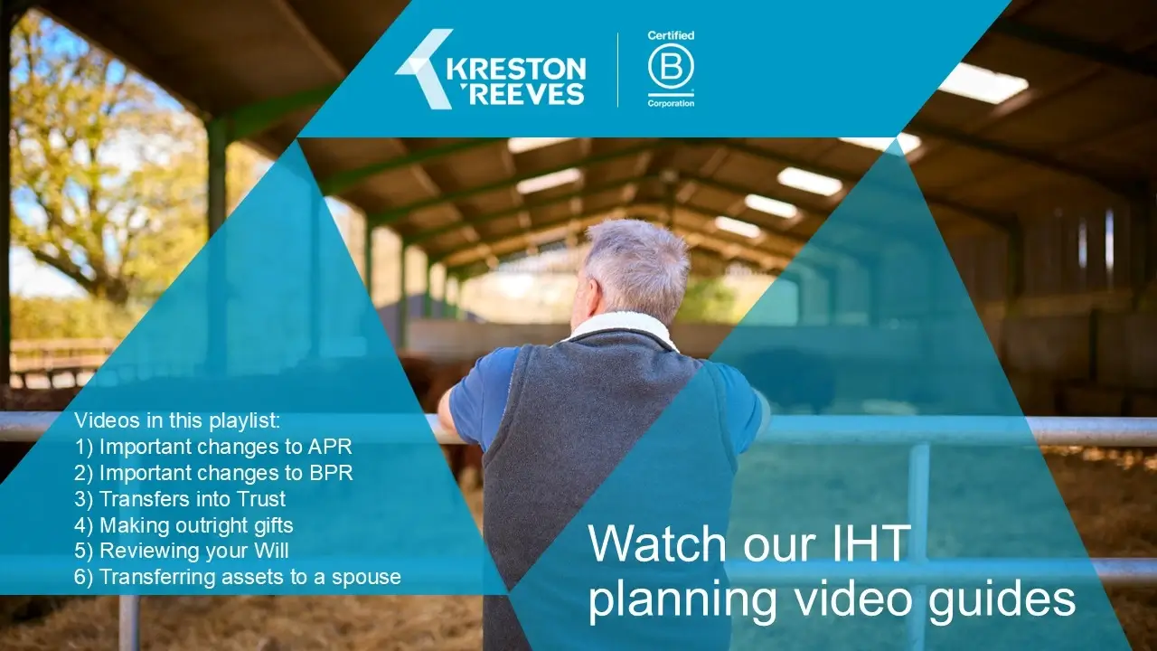 Watch all of our video guides covering inheritance tax planning.