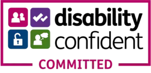 Disability confident committed logo