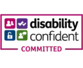Disability confident committed logo