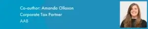 Guest author - Amanda Ollason - corporate tax partner